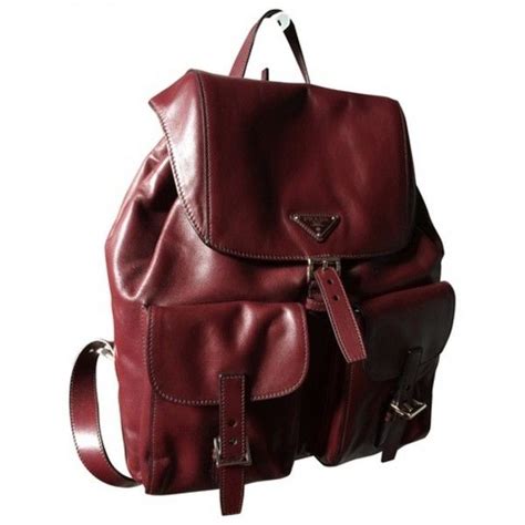 prada backpack burgundy|prada straw beach bag.